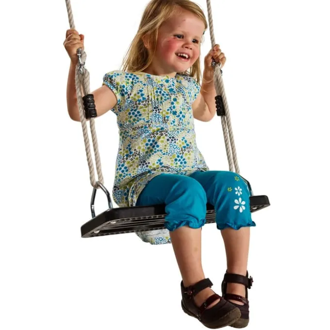 Huske med gummisete + tau