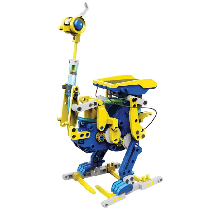 12-i-1 robotbyggesett til solenergi, 230 deler