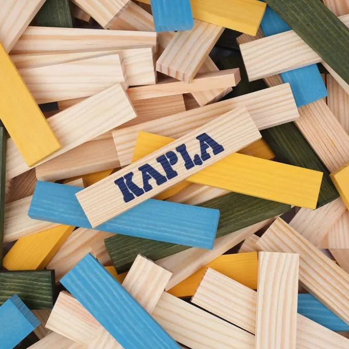 KAPLA klosser - Blå/Gul/Grønn, 120 stk