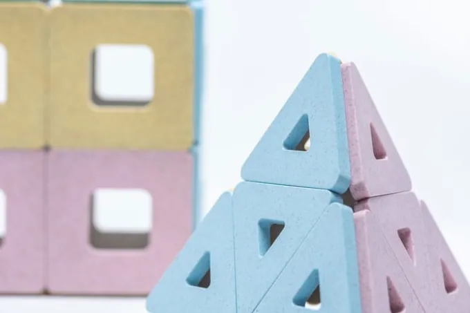 KinderMag Polydron | Gruppesett | 96 stk
