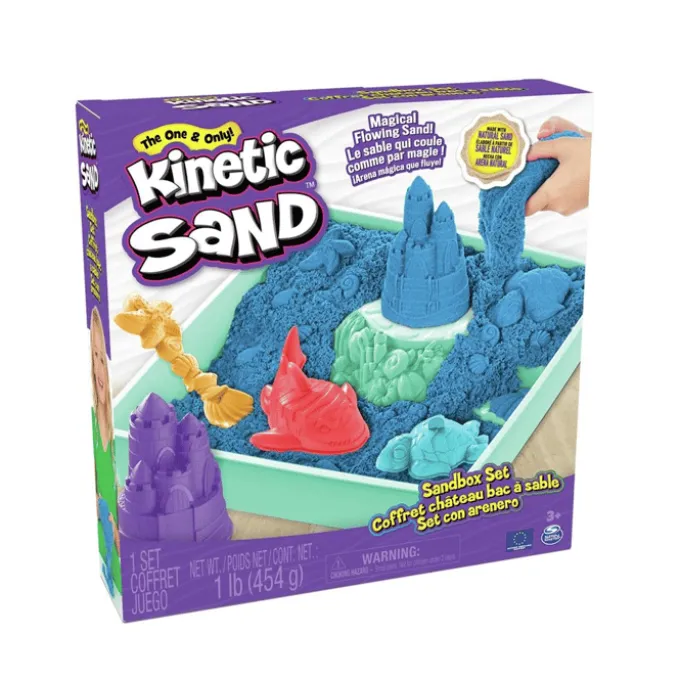 Kinetic Sand® - Sandboks blå, 454 gram