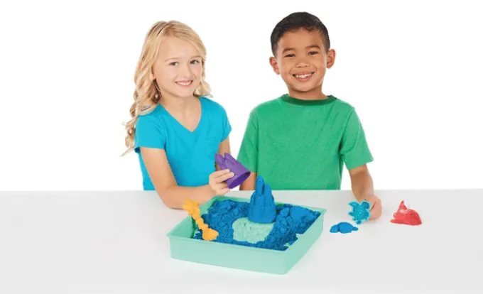 Kinetic Sand® - Sandboks blå, 454 gram