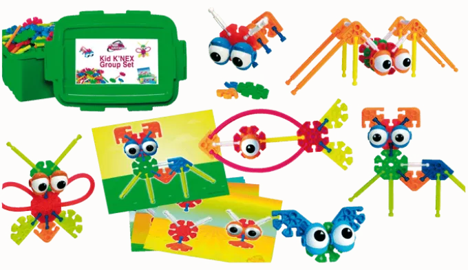 K'NEX Kid byggesett, 131 deler