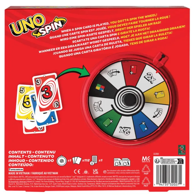 Kortspill - UNO Spin