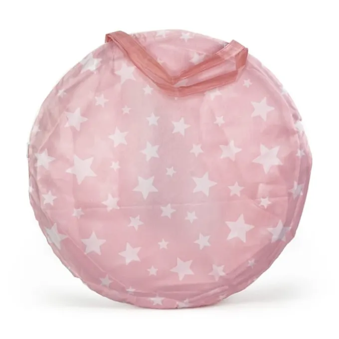 Krabbetunnel med stjerner, rosa