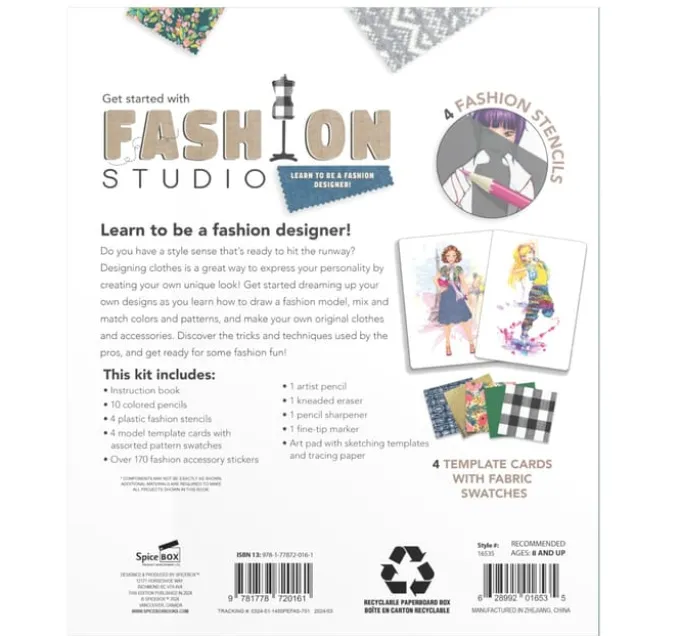 Kreativitetssett - Fashion Studio