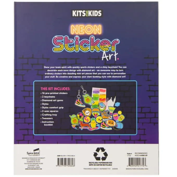 Kreativitetssett - Neon Sticker Art