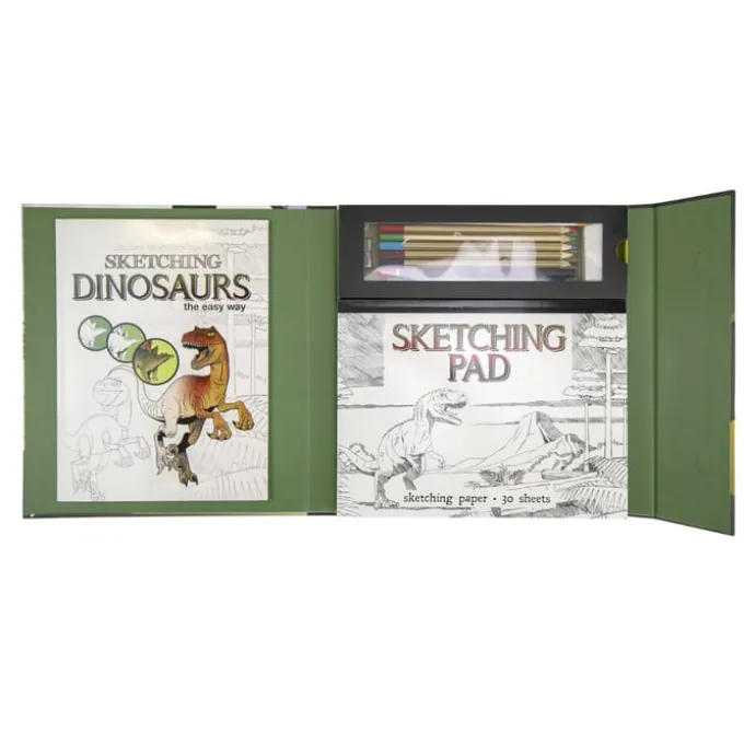 Kreativitetssett - Sketching Dinosaurs