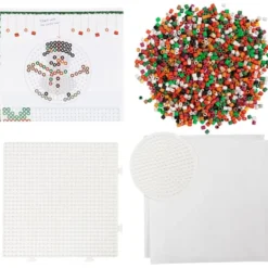 Kreativ pakke med BioBeads - Snømann m.fl.