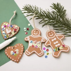 Lag julepynt - Dansk Honningkakefigurer, 7 stk.