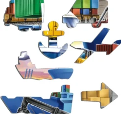 Larsen puslespill - Containerhavn, 37 brikker