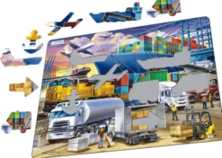 Larsen puslespill - Containerhavn, 37 brikker