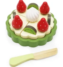 Lekemat - Kake med jordbær og kiwi