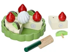 Lekemat - Kake med jordbær og kiwi