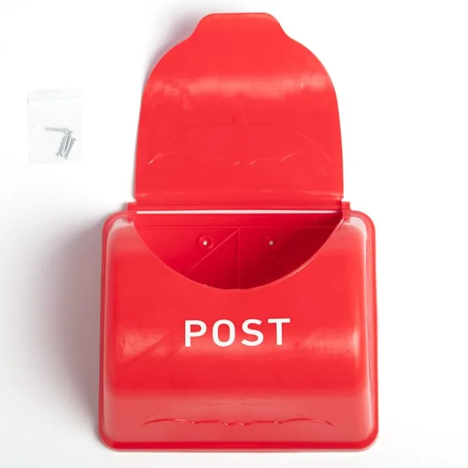 Lekeplass postkasse - Rød
