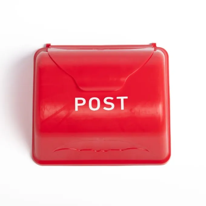 Lekeplass postkasse - Rød