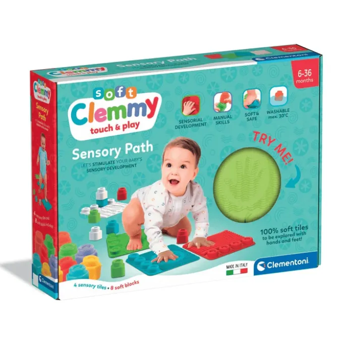 Lekesett med sansematter til baby