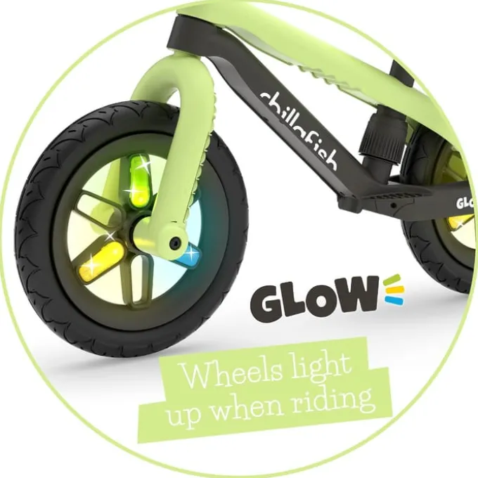 Løpesykkel BMXie GLOW - Pistacie (2-5 år)