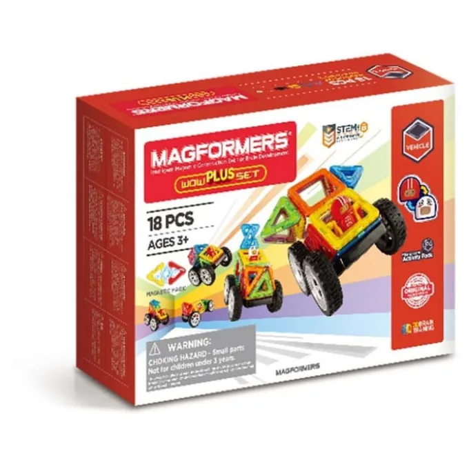 Magformers 18 stk - Wow Plus