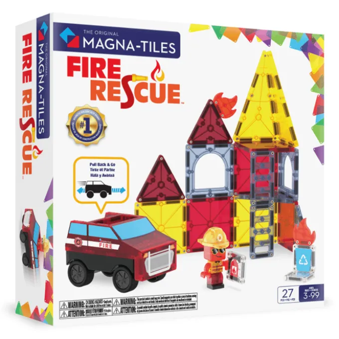 Magna-Tiles | Brannredningsaksjon, 27 deler