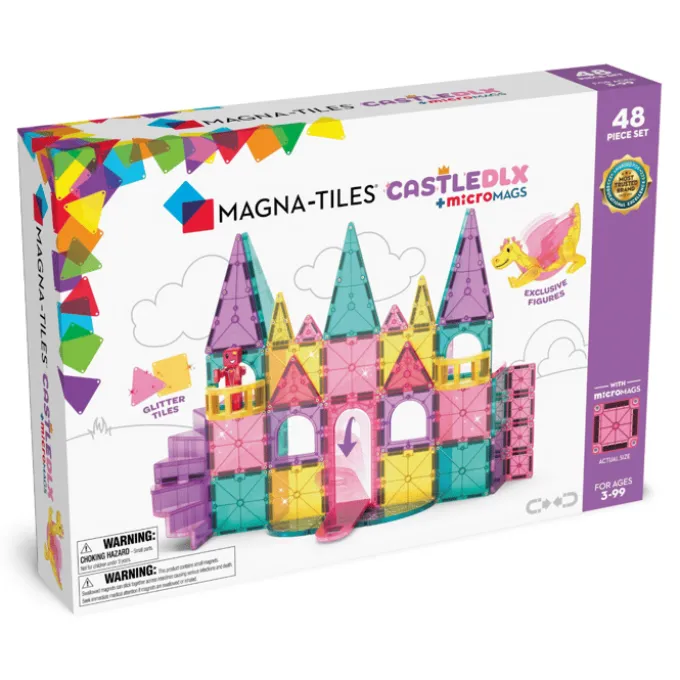 Magna-Tiles | Eventyrslott Deluxe, 48 stk