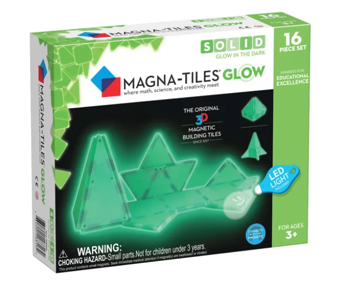 Magna-Tiles | Glow in the dark 16 stk.