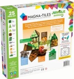 Magna-Tiles | Jungeldyr, 25 stk