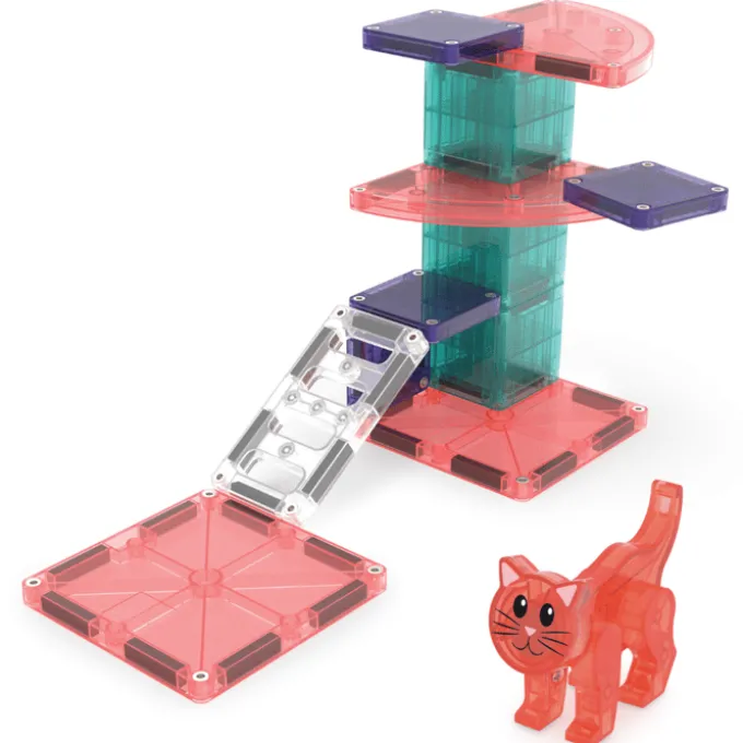 Magna-Tiles | Kattenes lille kloretre, 13 deler