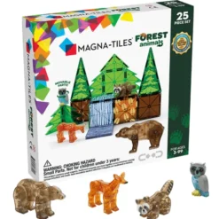 Magna-Tiles | Livet i skogen, 25 stk