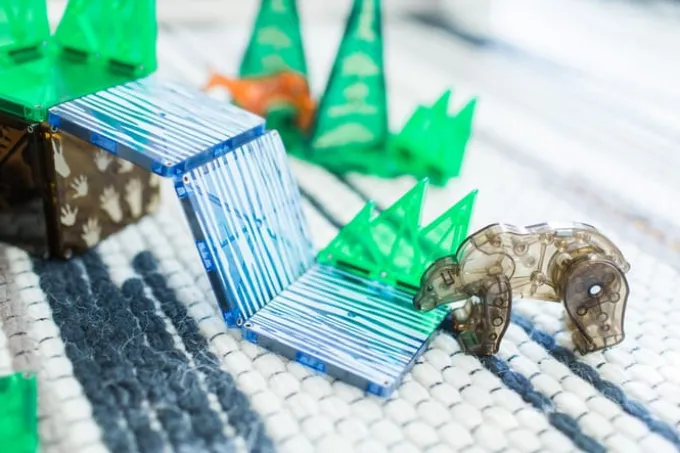 Magna-Tiles | Livet i skogen, 25 stk