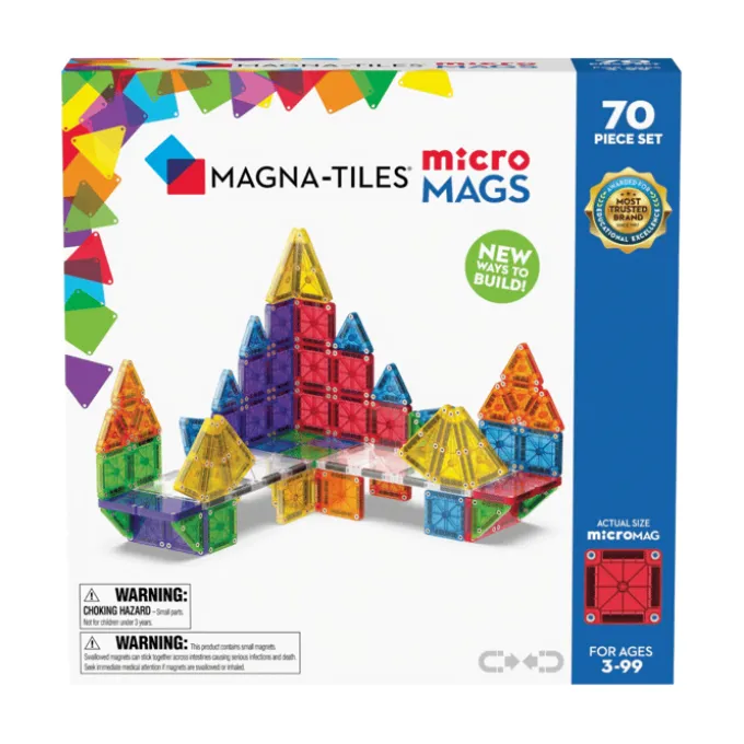 Magna-Tiles | microMAGS Deluxe, 70 stk