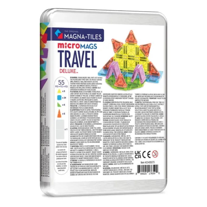 Magna-Tiles | microMAGS deluxe reisesett, 55 deler