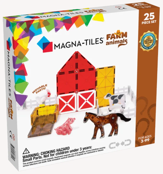 Magna-Tiles | På bondegården, 25 stk