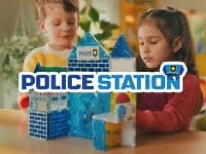 Magna-Tiles | Politistasjon, 36 deler
