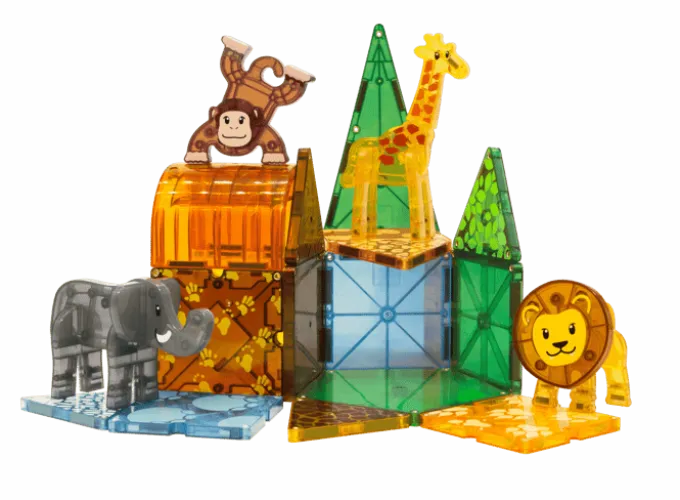 Magna-Tiles | Safaridyr, 25 stk