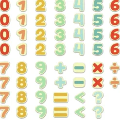 Magnettall- og symboler, 54 deler
