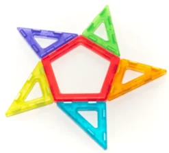 MAG Polydron | Transparent | 100 deler