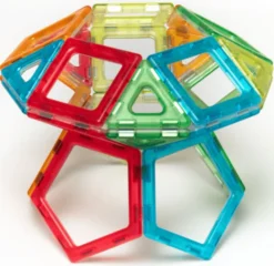 MAG Polydron | Transparent | 100 deler