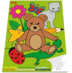 Malebok for de minste, 36 sider