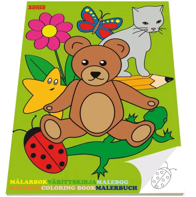 Malebok for de minste, 36 sider