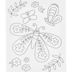 Malerlerret 24 x 30 cm - Smilende sommerfugl