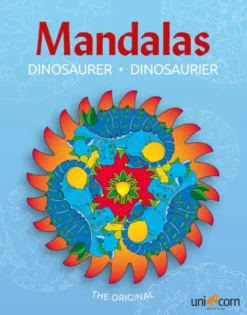 Mandalas malebok - Dinosaurer