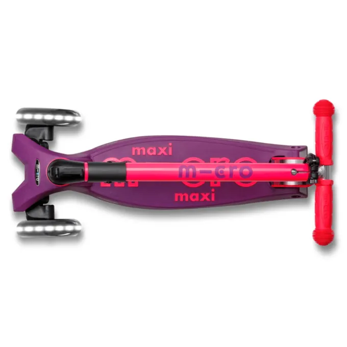 Micro - Maxi Deluxe sammenleggbar LED, Neon Pink