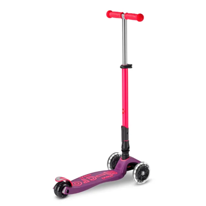 Micro - Maxi Deluxe sammenleggbar LED, Neon Pink