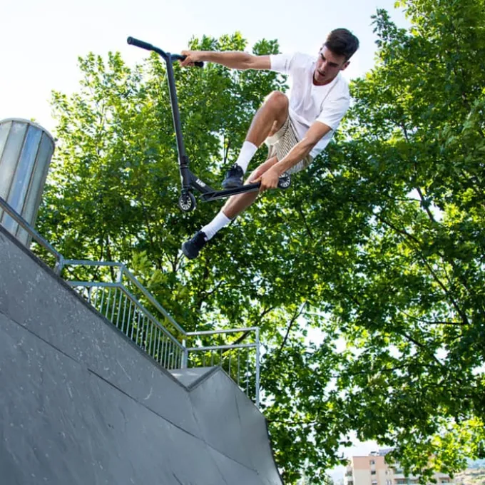 Micro Ramp stuntsparkesykkel - Svart