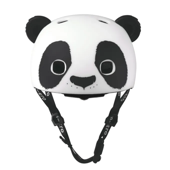 Micro sykkelhjelm Panda - Liten, 48-53 cm