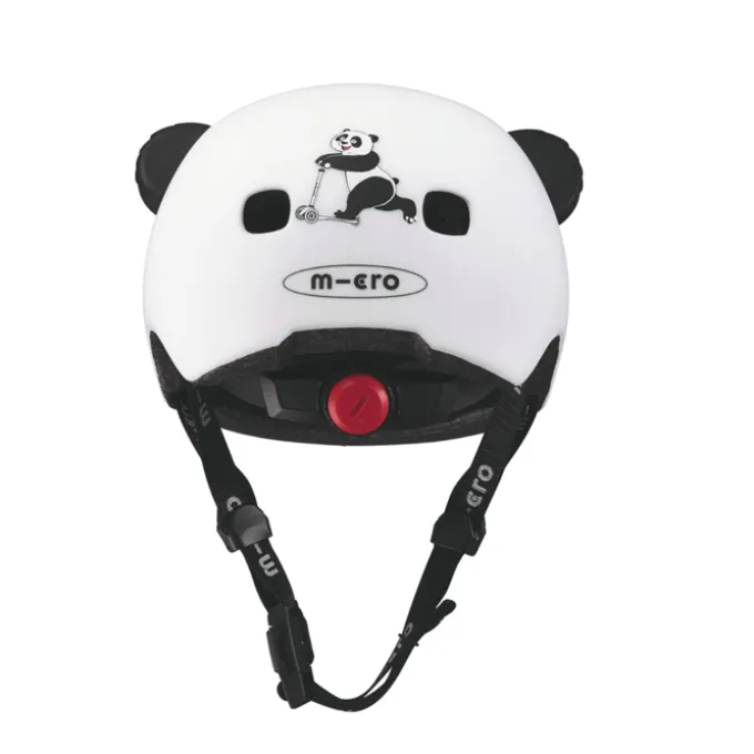 Micro sykkelhjelm Panda - Liten, 48-53 cm
