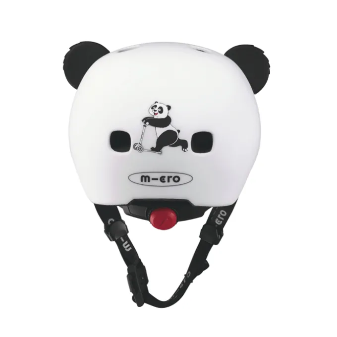 Micro sykkelhjelm Panda - Liten, 48-53 cm