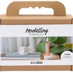 Modellersett - Krukke og lysholder