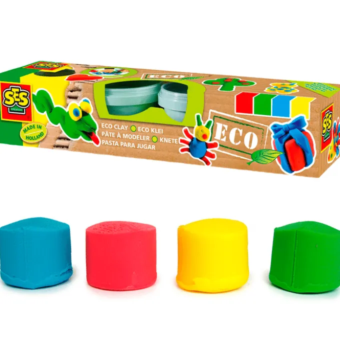 Modellervoks - 4 x 90 gram - Basisfarger
